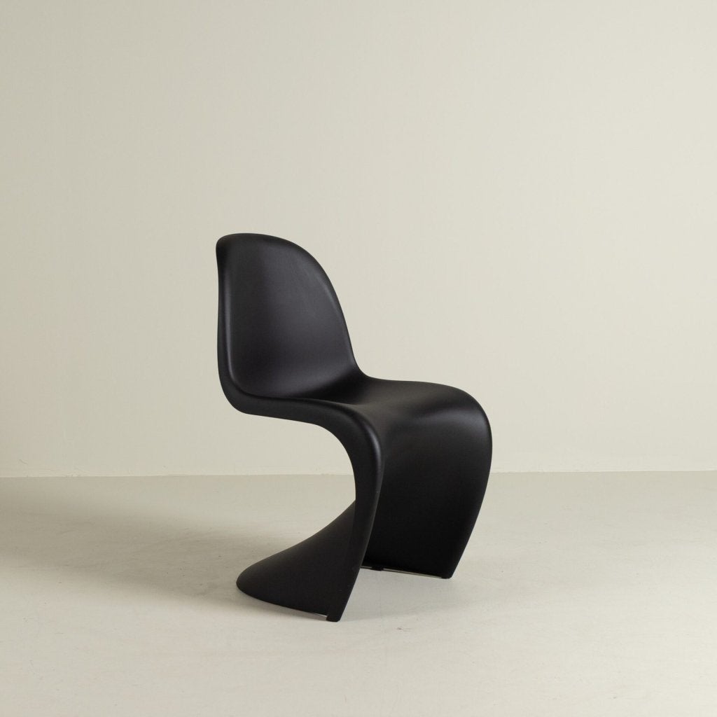 Vitra Panton Stoel Zwart Kunststof