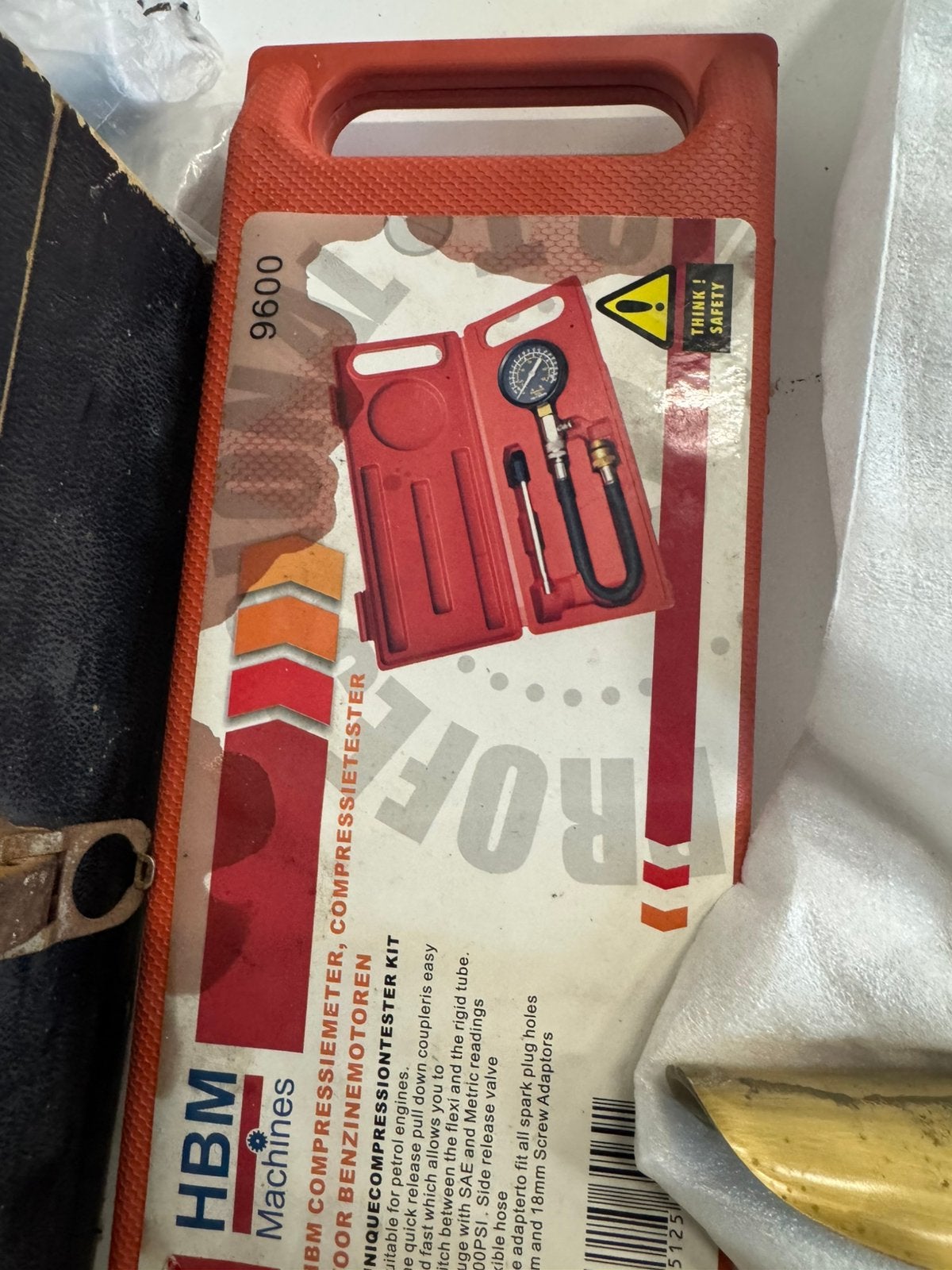 HBM compressietester voor benzinemotoren, Ophalen of Verzenden, Zo goed als nieuw, Hydraulisch, Garagekrik