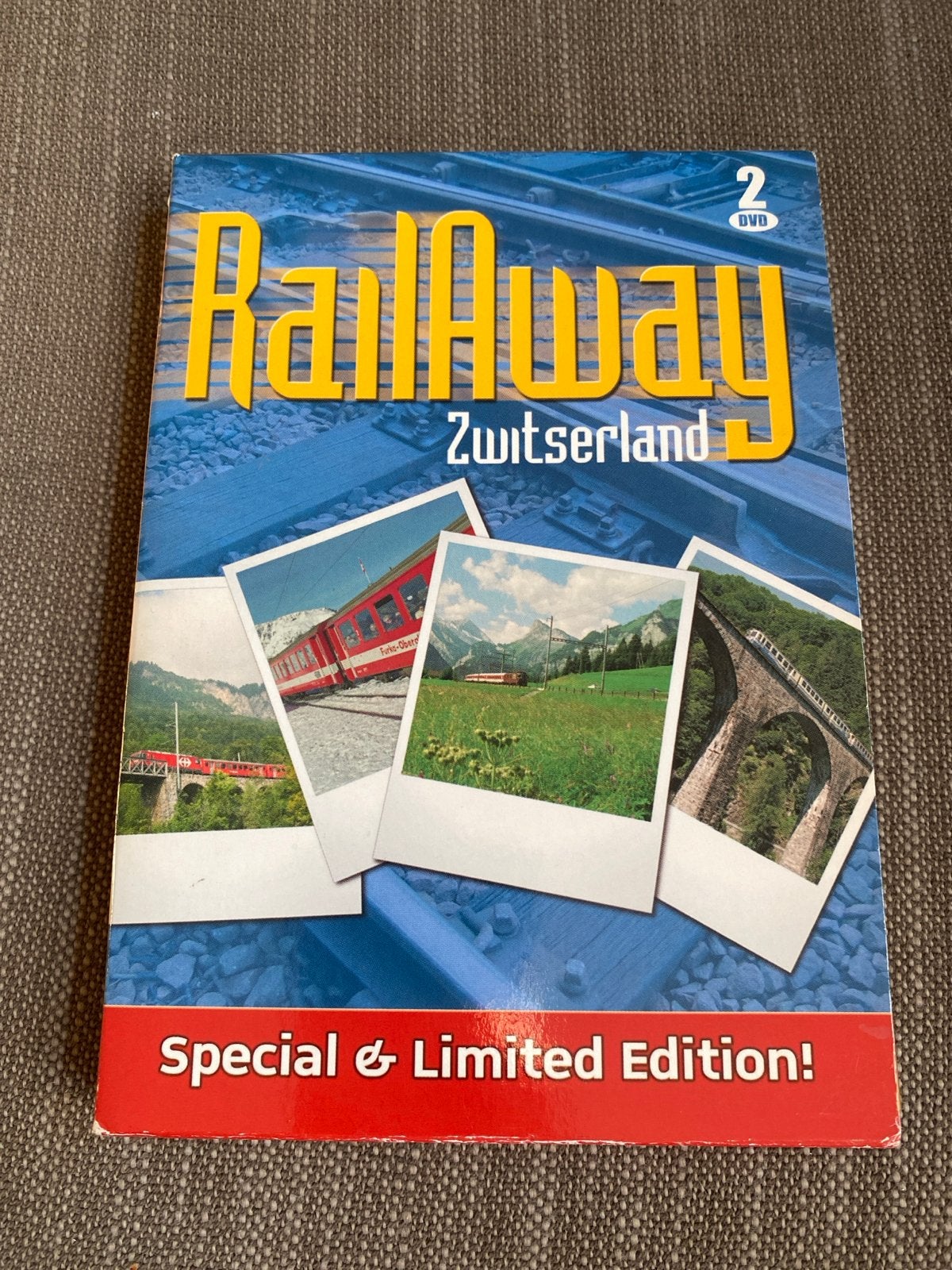 RailAway Zwitserland dvd - Special & Limited Edition, Alle leeftijden, Ophalen of Verzenden, Zo goed als nieuw