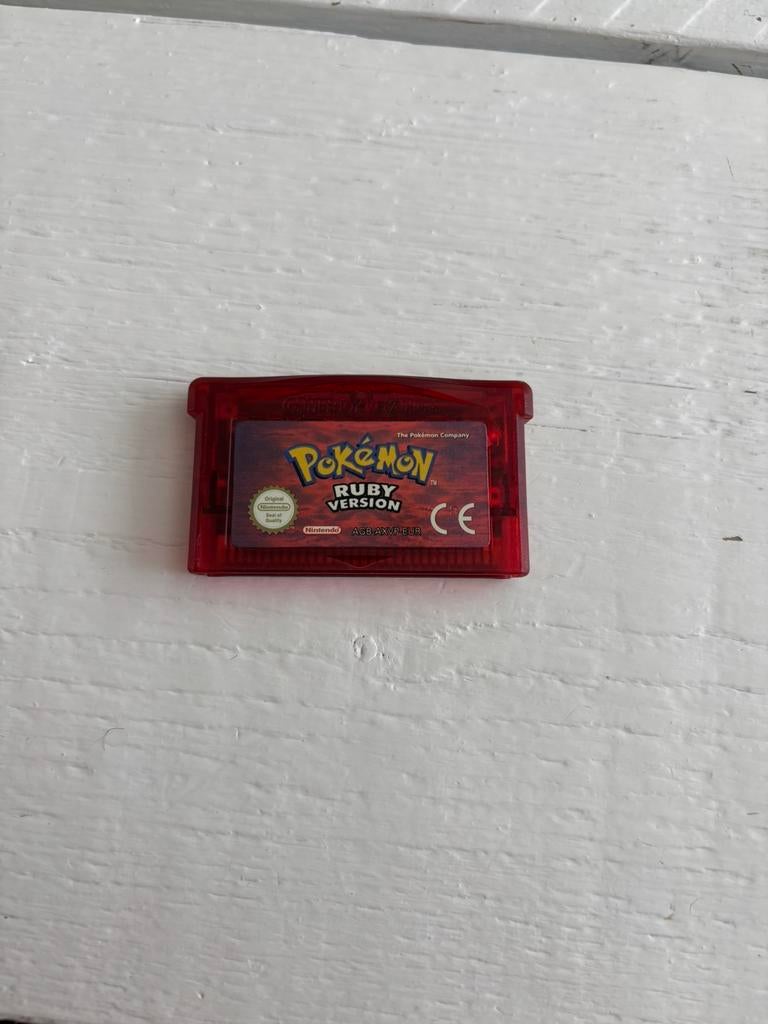 Pokemon Ruby origineel GBA, Avontuur en Actie, 1 speler, Ophalen of Verzenden, Zo goed als nieuw