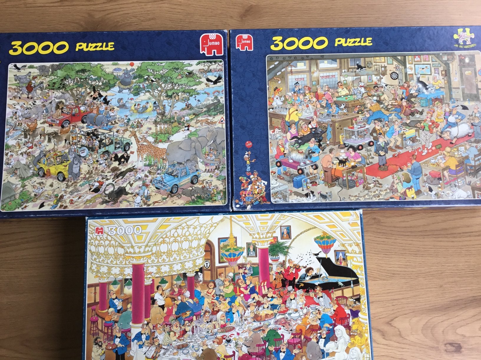 Jan van Haasteren 3000 stukjes, Ophalen, Meer dan 1500 stukjes, Gebruikt