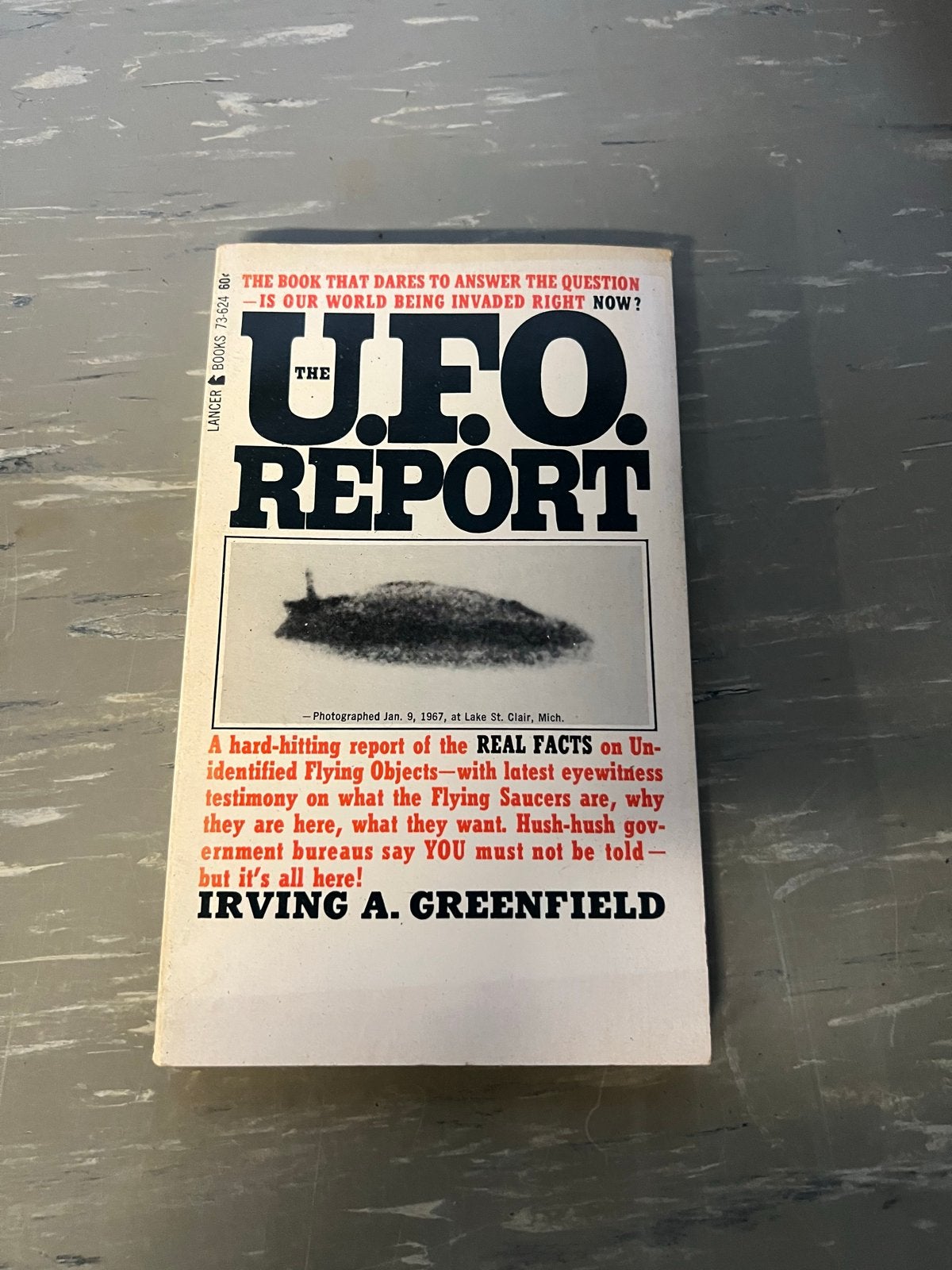 Het UFO Rapport - Irving A. Greenfield (1967), Boeken, Ophalen of Verzenden, Gelezen, Amerika
