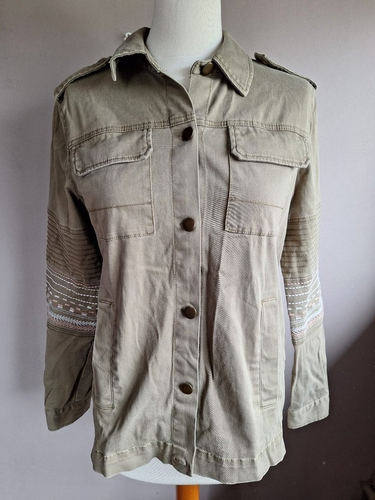 Nieuw groen stretch jasje van Vila, maat S, Vila, Nieuw, Ophalen of Verzenden, Jasje