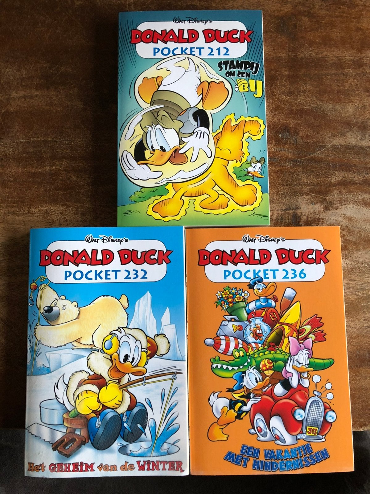 Donald Duck pocket nr 212, 232, 236 (2013, 2015), Boeken, Stripboeken, Eén stripboek, Ophalen of Verzenden, Zo goed als nieuw