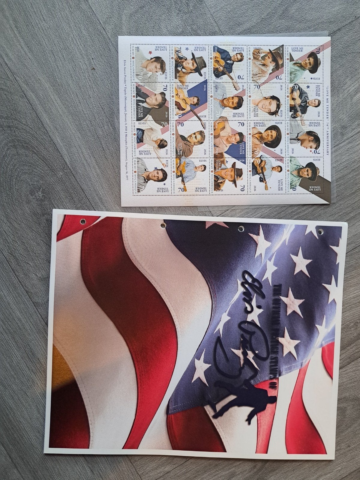 Elvis Presley: The Official Commemorative Stamp Collection, Ophalen of Verzenden, Na 1940, Postfris