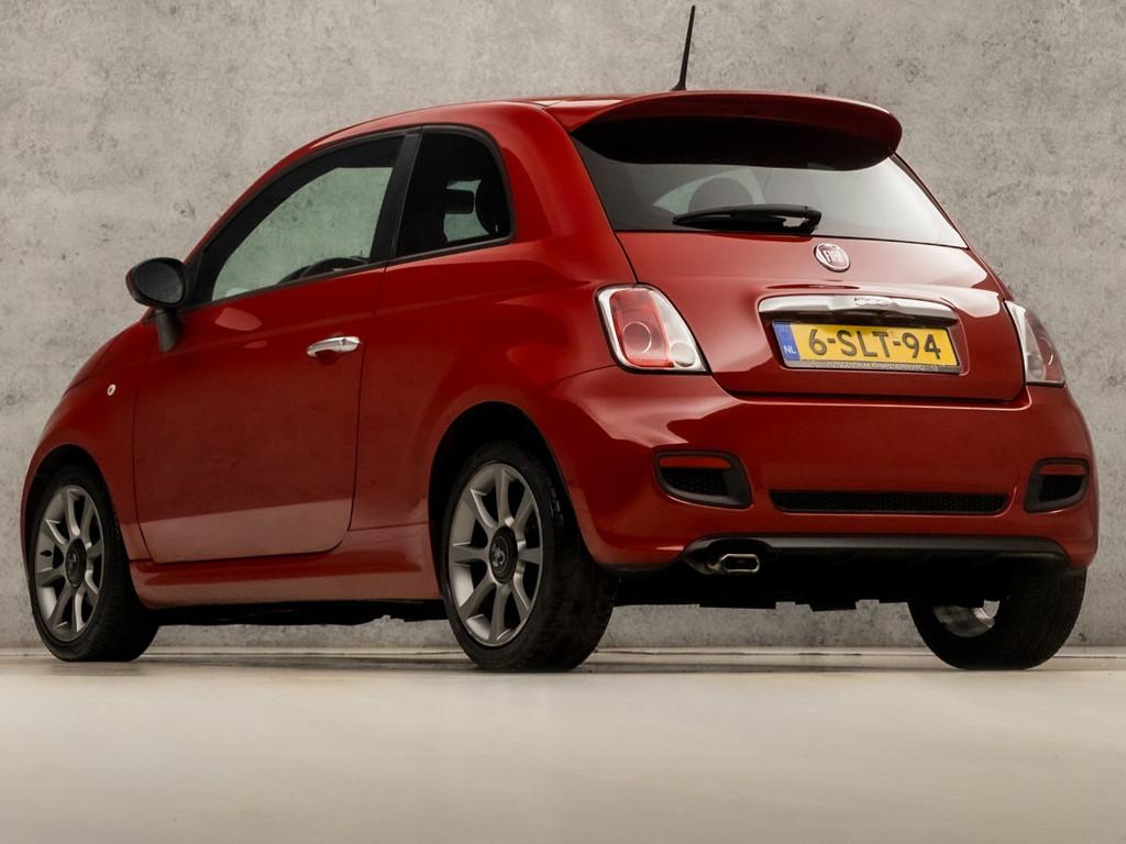Fiat 500 0.9 TwinAir 500S Sport (AIRCO, LEDER, ZWART HEMEL,, Auto's, Fiat, Voorwielaandrijving, 86 pk, Gebruikt, Leder en Stof