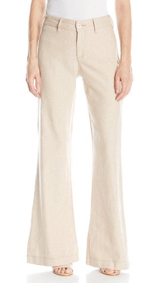 NYDJ shirley groene bootcut broek mt 6 valt 40 ZGAN, Maat 38/40 (M), ., Ophalen of Verzenden, Zo goed als nieuw