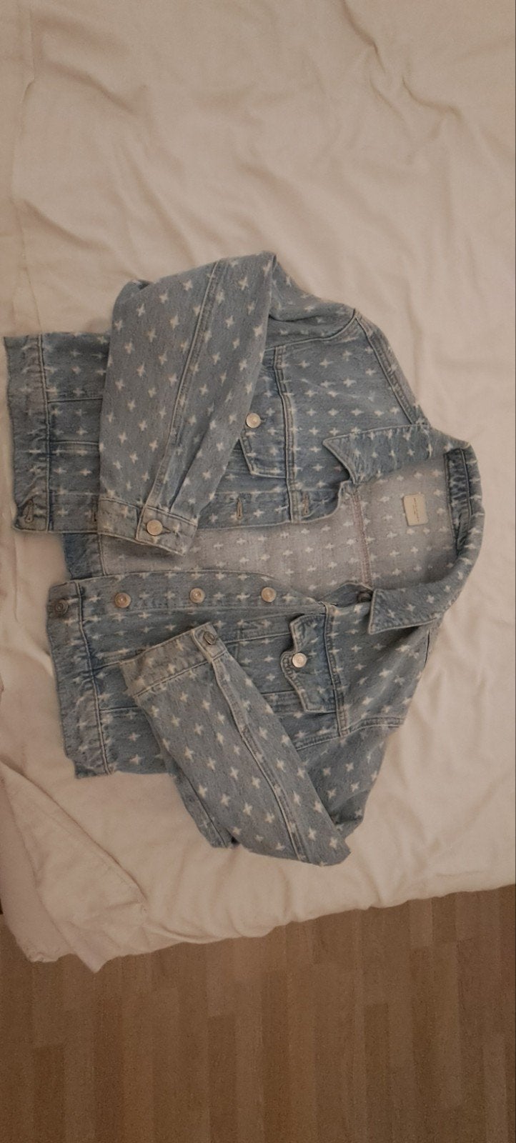 leuk spijkerjasje, Ophalen of Verzenden, Zo goed als nieuw, Blauw