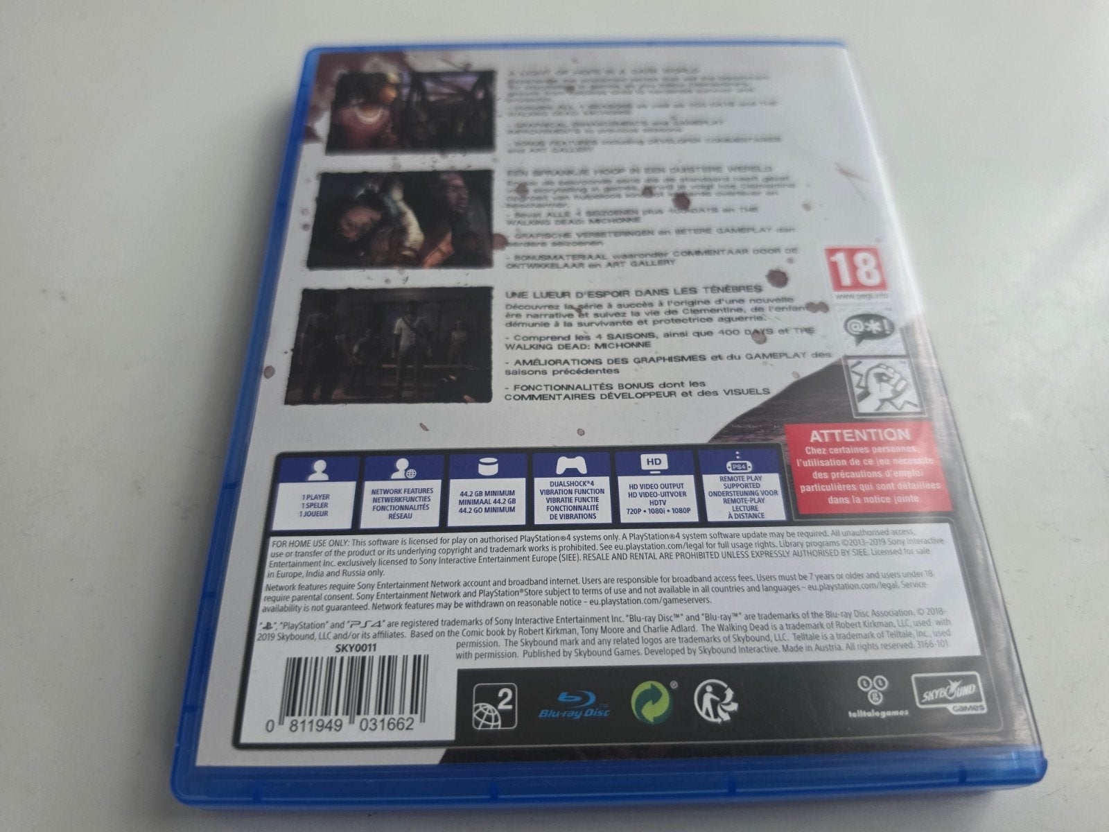 The Walking Dead: A Telltale Games Series Ps4 en Ps5 Lees️, Avontuur en Actie, Gebruikt, Vanaf 18 jaar, 1 speler