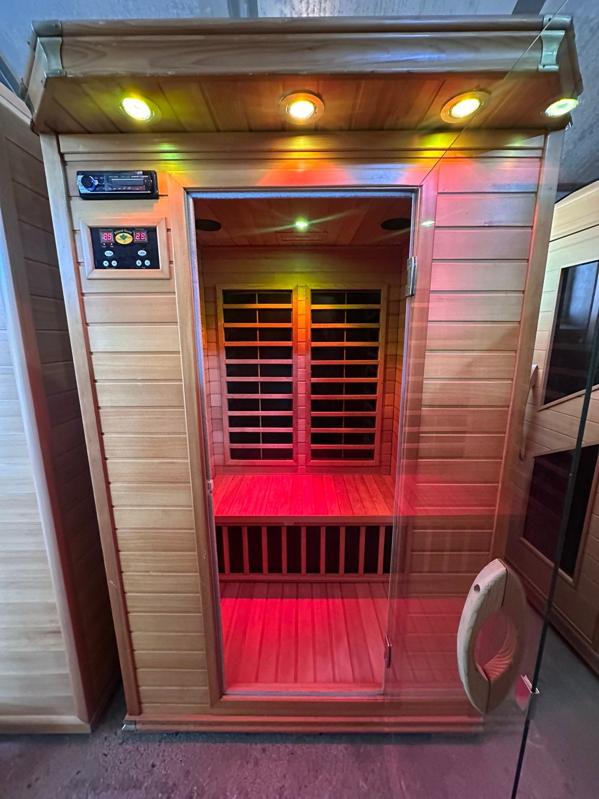 Luxe 2-persoons Hemlock infraroodsauna | Showmodel