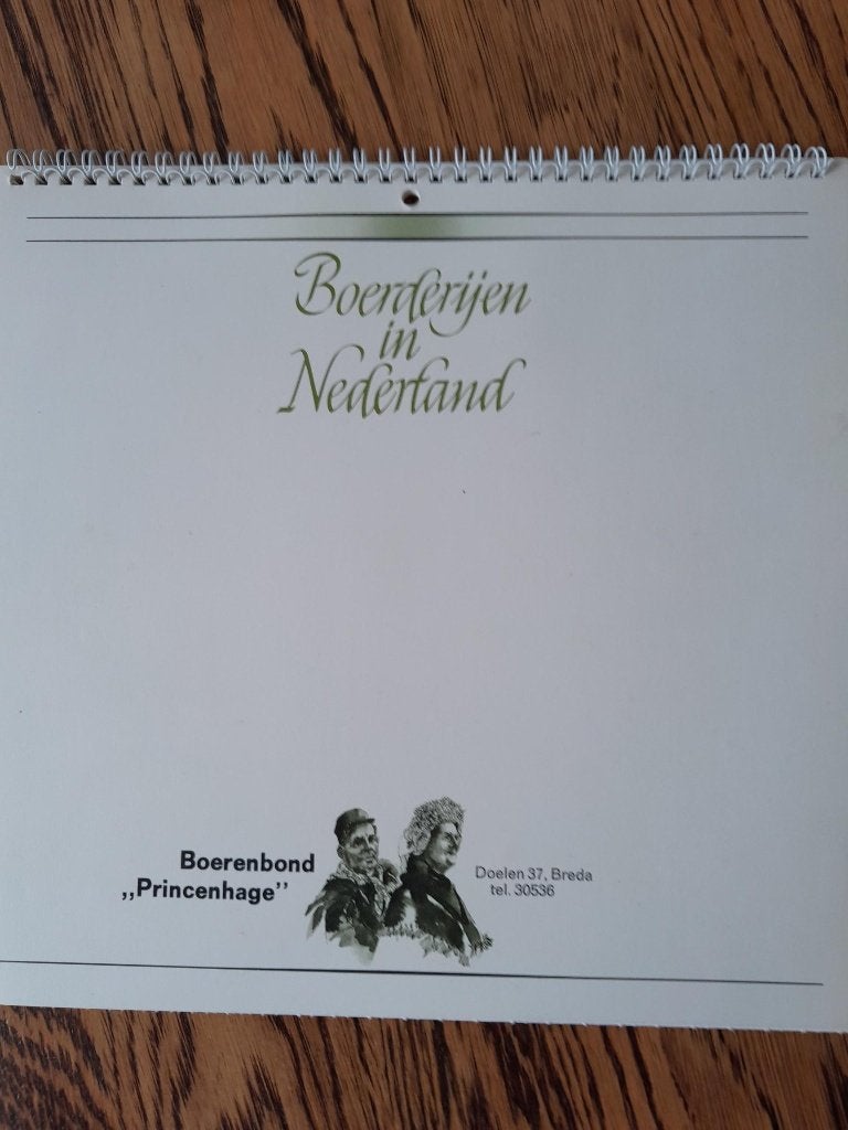 Boerderijen in Nederland Boerenbond Princenhage CEHAVE N.C.B, Ophalen of Verzenden, D.A. van der Zwaard