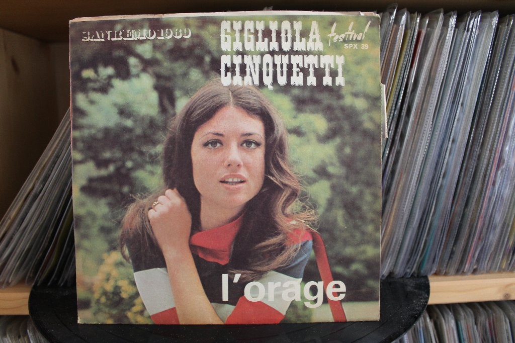 7" Single Gigliola Cinquetti - L'orage / Vole, Petite Hirond, Ophalen of Verzenden, Gebruikt, Pop