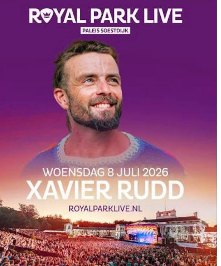 2x kaartjes Xavier Rudd, Royal Park live, Twee personen, Juli