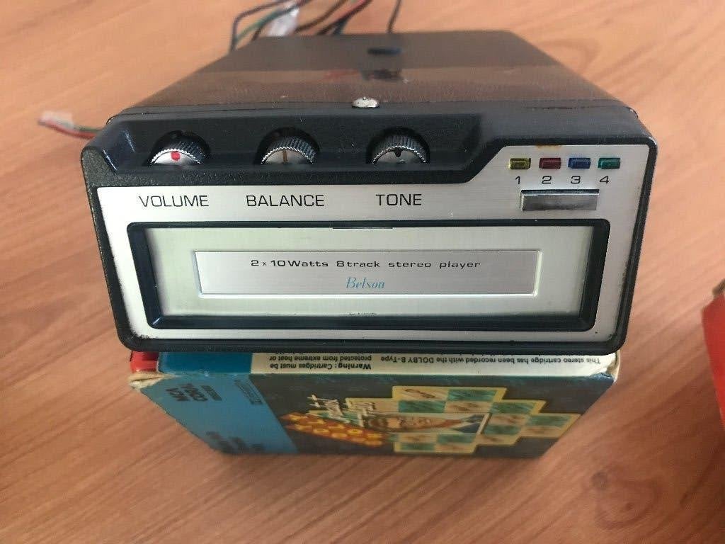 8 Track banden speler, 8Tack, STEREO , auto 8track, Ophalen of Verzenden, Zo goed als nieuw