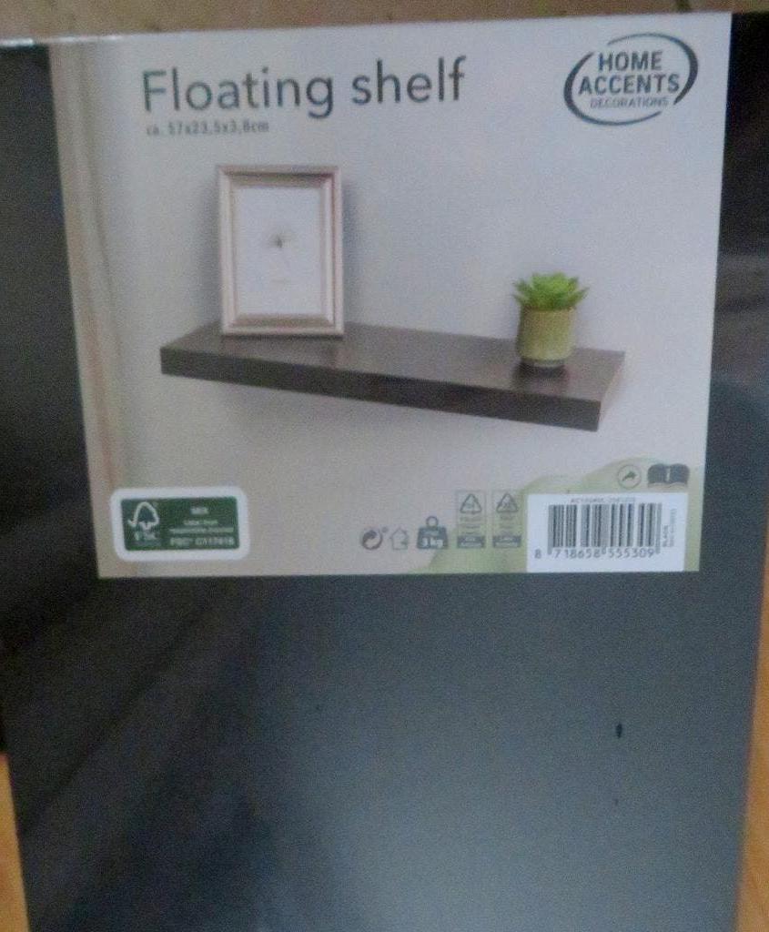 wandplank , nieuw, Ophalen of Verzenden, Nieuw, Bruin, Hout