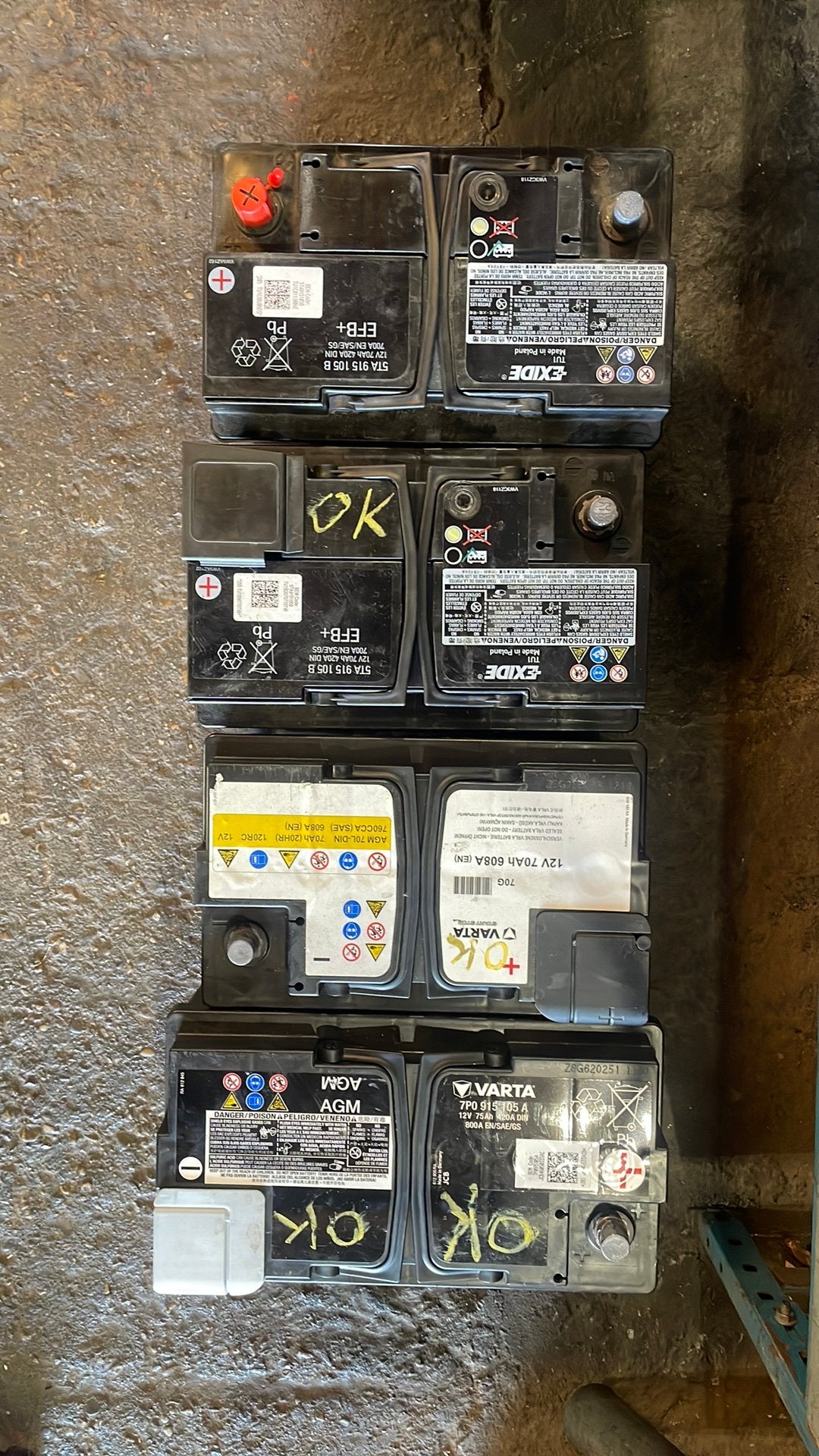 Verschillende accu’s 12V nog in goede staat, getest., Ophalen, EU, Gebruikt, Info@accu.com