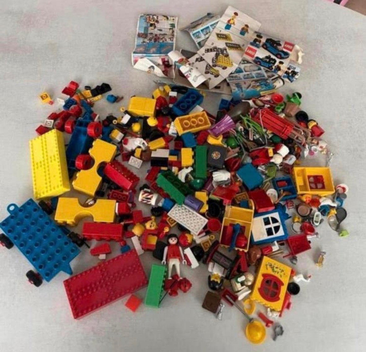 Vintage lego, fabuland en playmobil jaren 80, Ophalen of Verzenden, Gebruikt