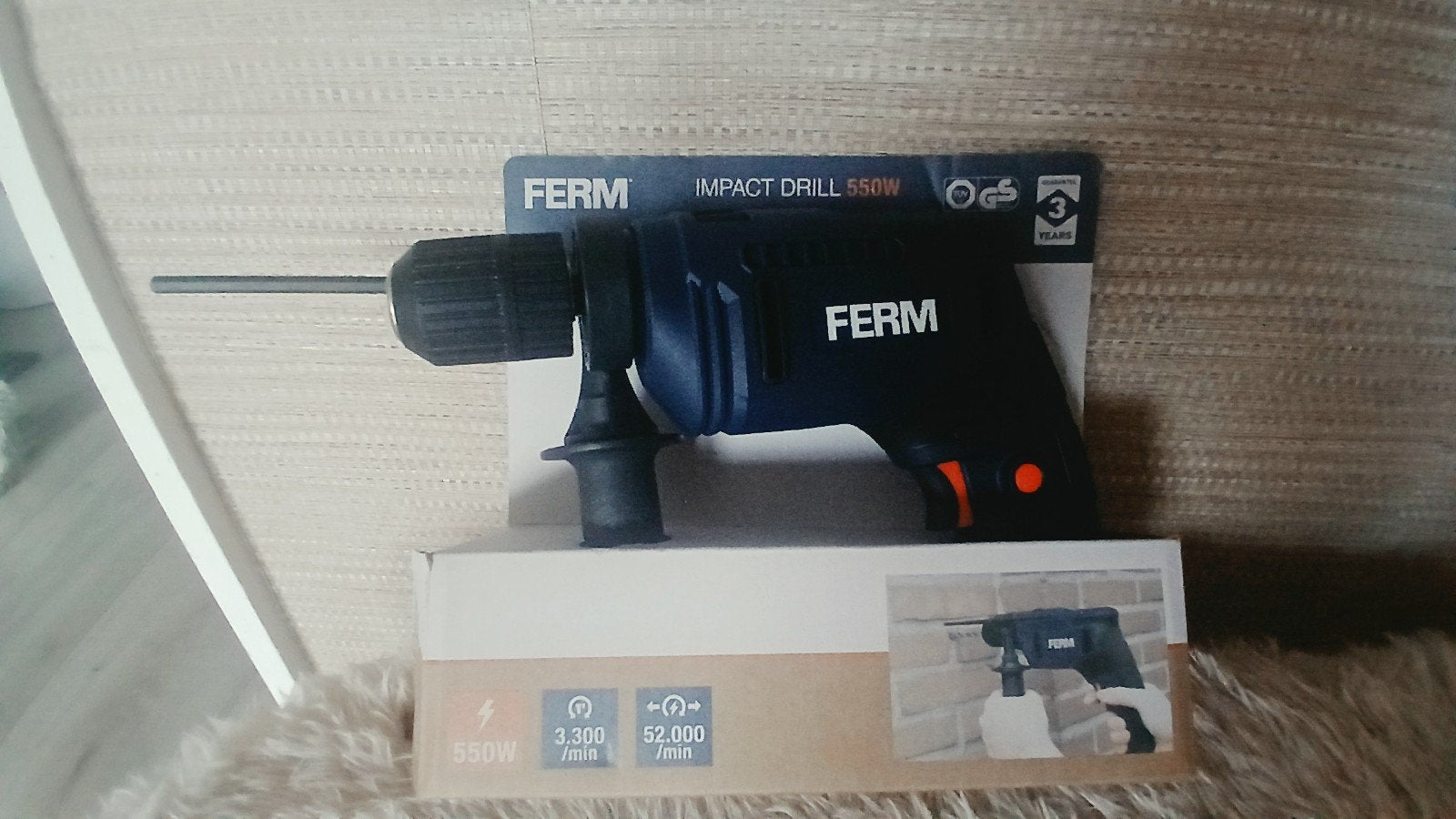 Ferm boormachine, Doe-het-zelf en Verbouw, Ophalen, Minder dan 600 watt, Decoupeerzaag, 30 tot 70 mm