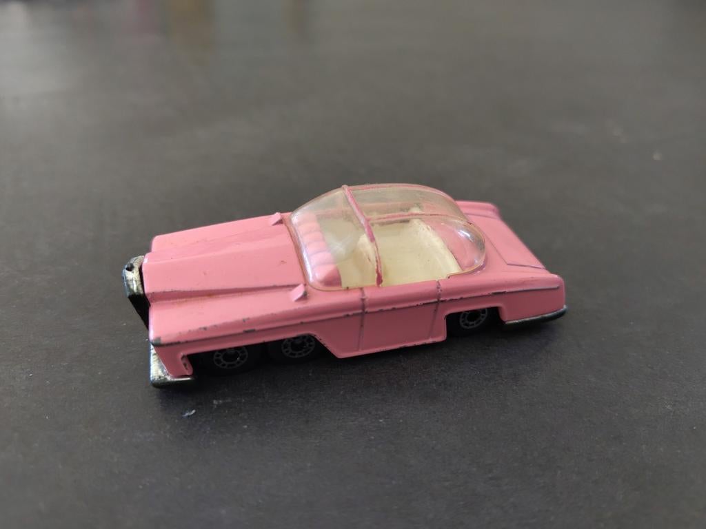 Matchbox Thunderbirds FAB 1 roze auto Penelope, Ophalen of Verzenden