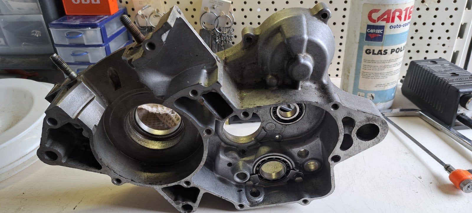 Middelste carter deel honda cr125r 1999, Ophalen of Verzenden