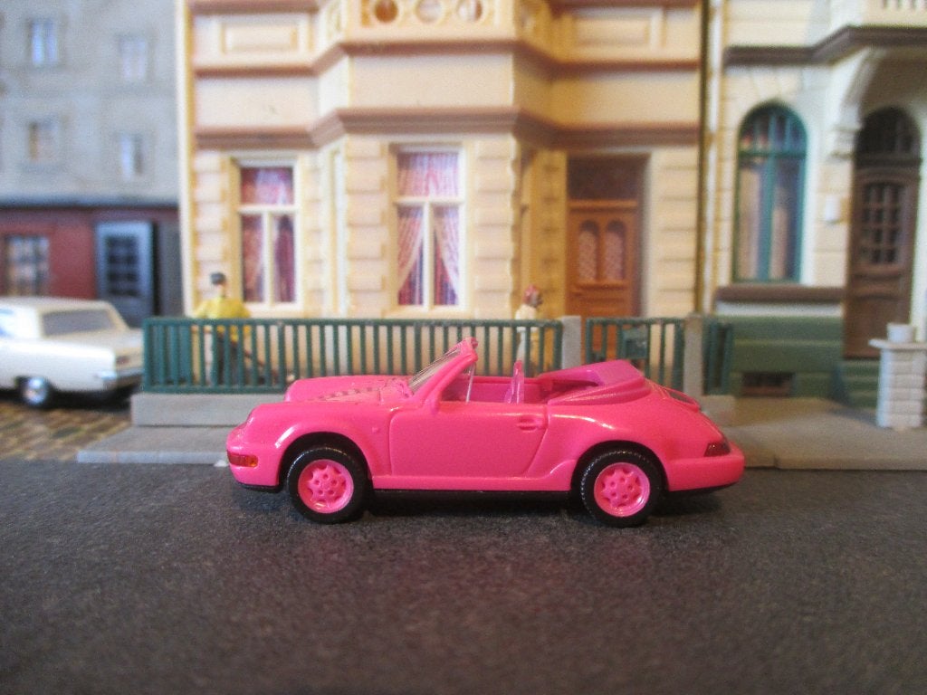 Porsche 964 911 Carrera 4 Cabrio met versteIbare spoiler #2, Ophalen of Verzenden, Nieuw, Auto, Wiking