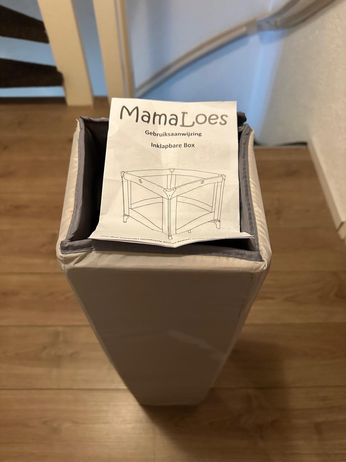 MamaLoes Inklapbare Box - Nieuwstaat, Ophalen of Verzenden, Zo goed als nieuw, Rechthoekig