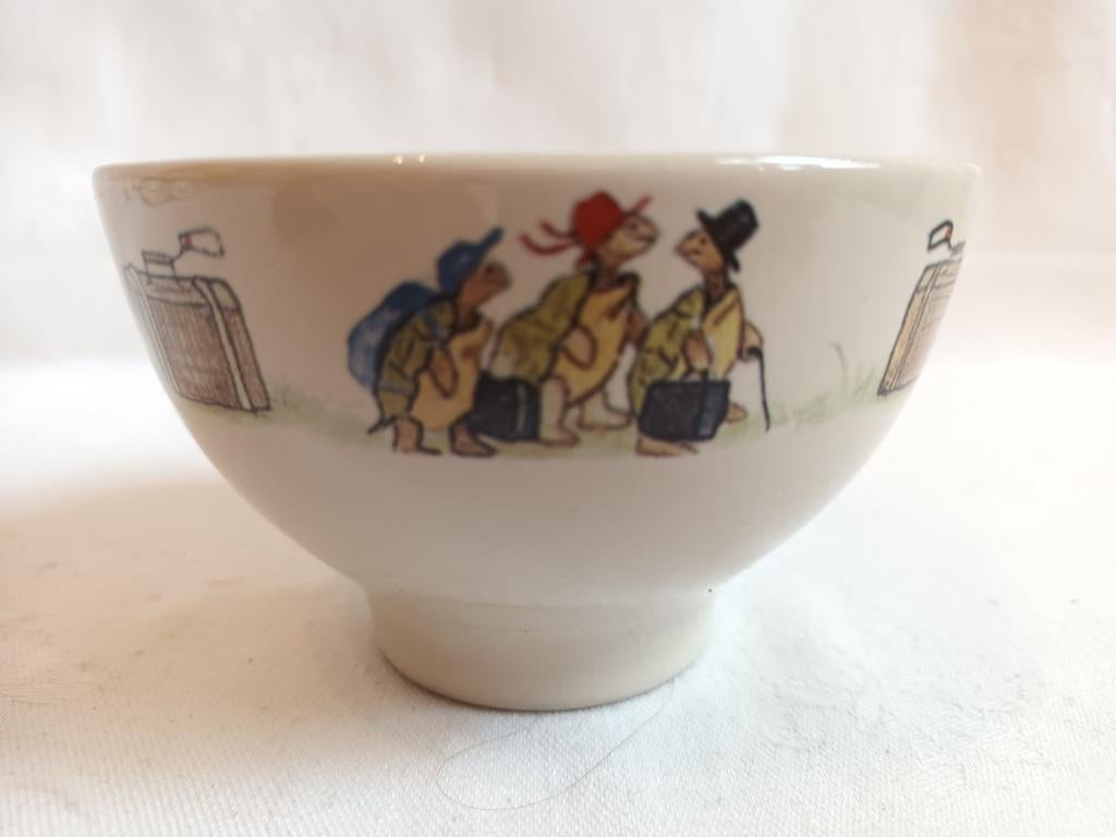Schaaltje kinderservies Jet ter Steege ( voor DE), Ophalen of Verzenden, Overige stijlen, Aardewerk, Schaal of Schalen