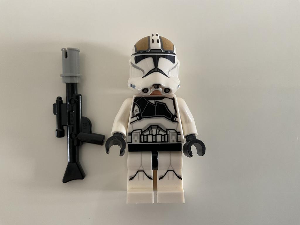 LEGO Star Wars - minifiguur - sw0837 - Clone Trooper Gunner, Compleet, Star Wars, Lego, Ophalen of Verzenden
