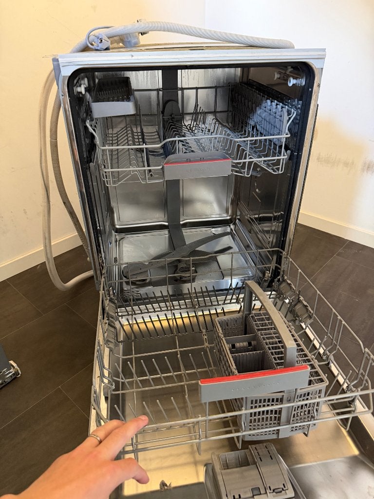 Bosch Serie 4 AccentLine vaatwasser SBA46IX09N – Werkend, Ophalen, Minder dan 85 cm, 60 cm of meer, Inbouw