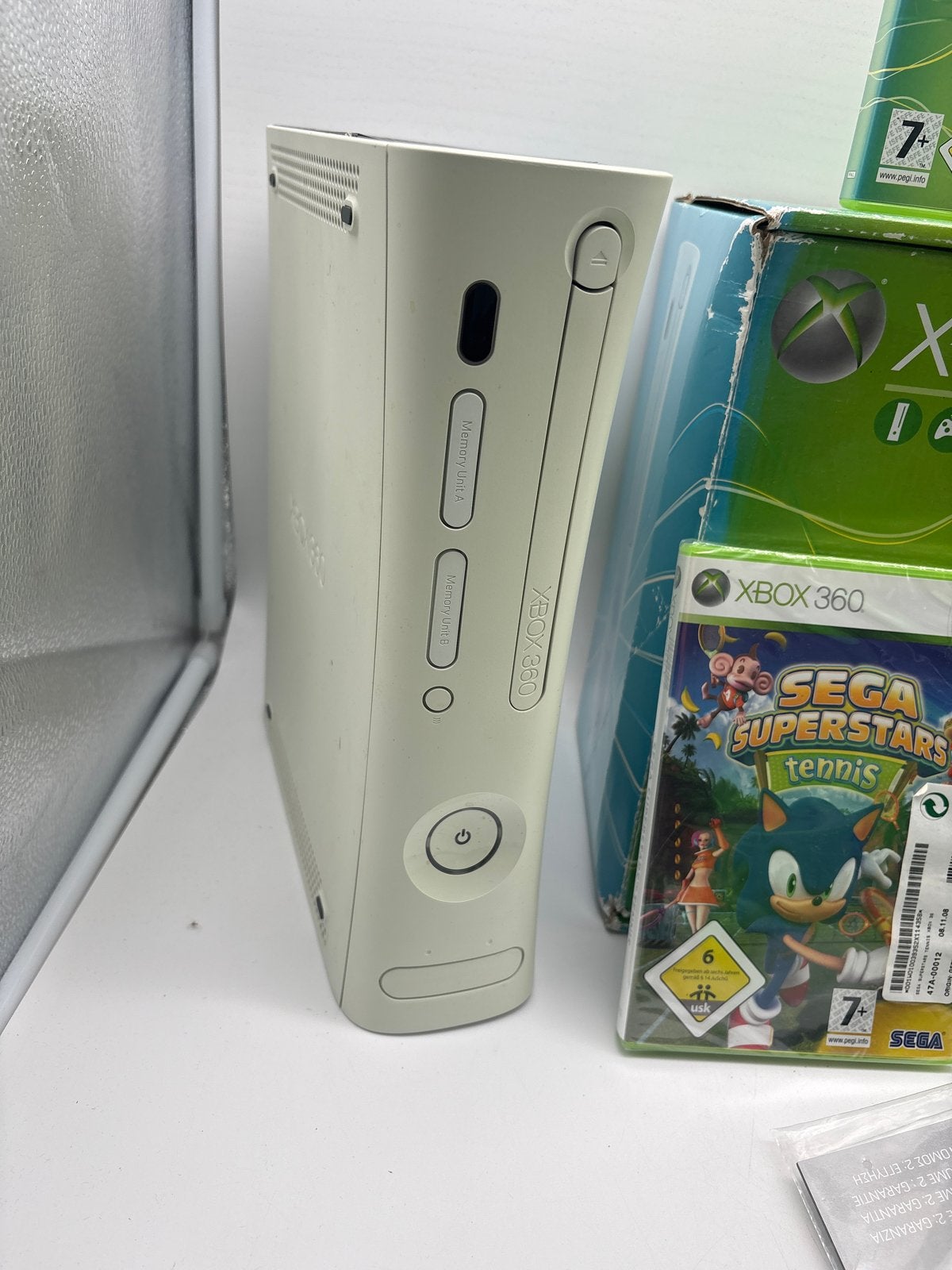 Xbox 360 Arcade Console met Sega Superstars Tennis, Gebruikt, 2 spelers, Eén computer, X