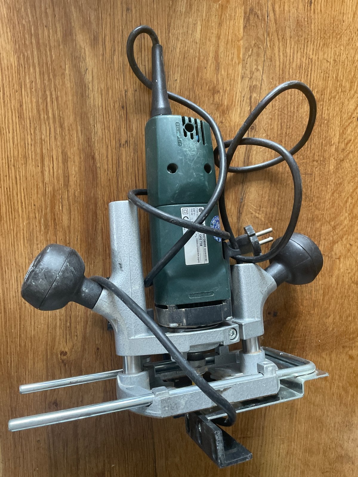Metabo OFE 738 Bovenfrees - Gebruikt, Ophalen of Verzenden, Gebruikt, Elektrisch, Bovenfrees