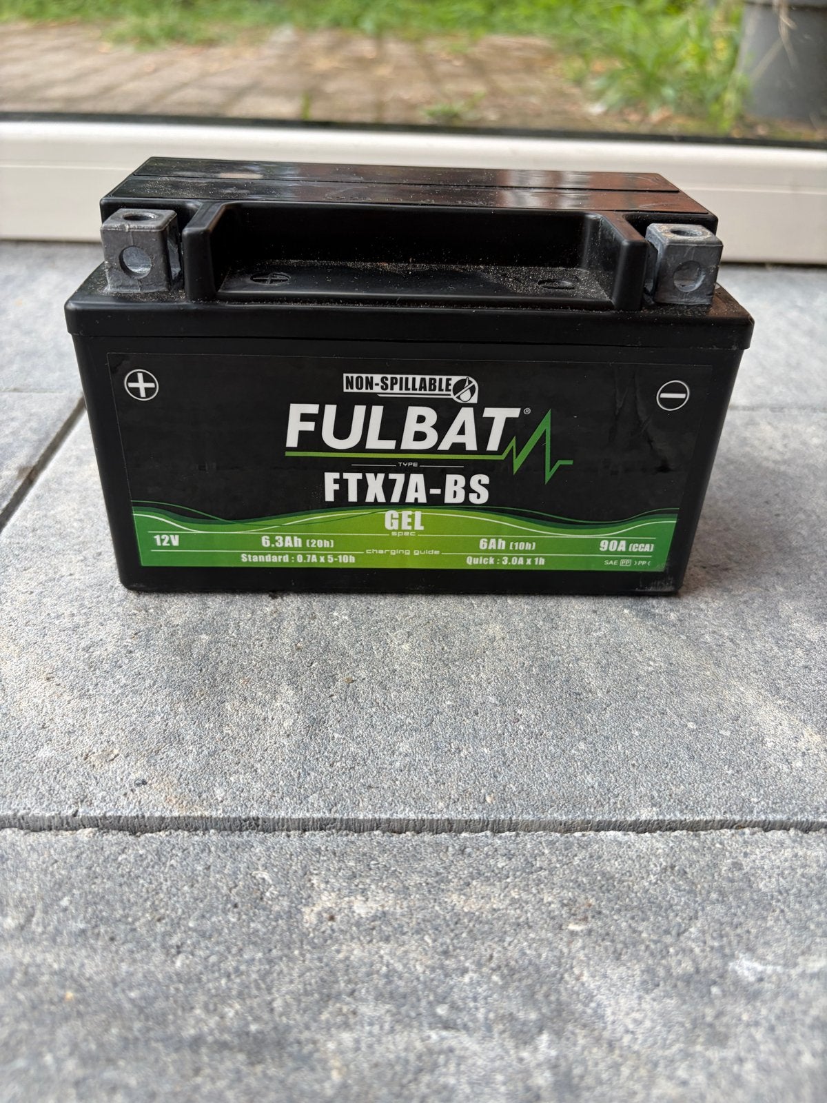 FTX7A-BS GEL accu 12V 6.3Ah, Motoren, Ophalen of Verzenden, Gebruikt