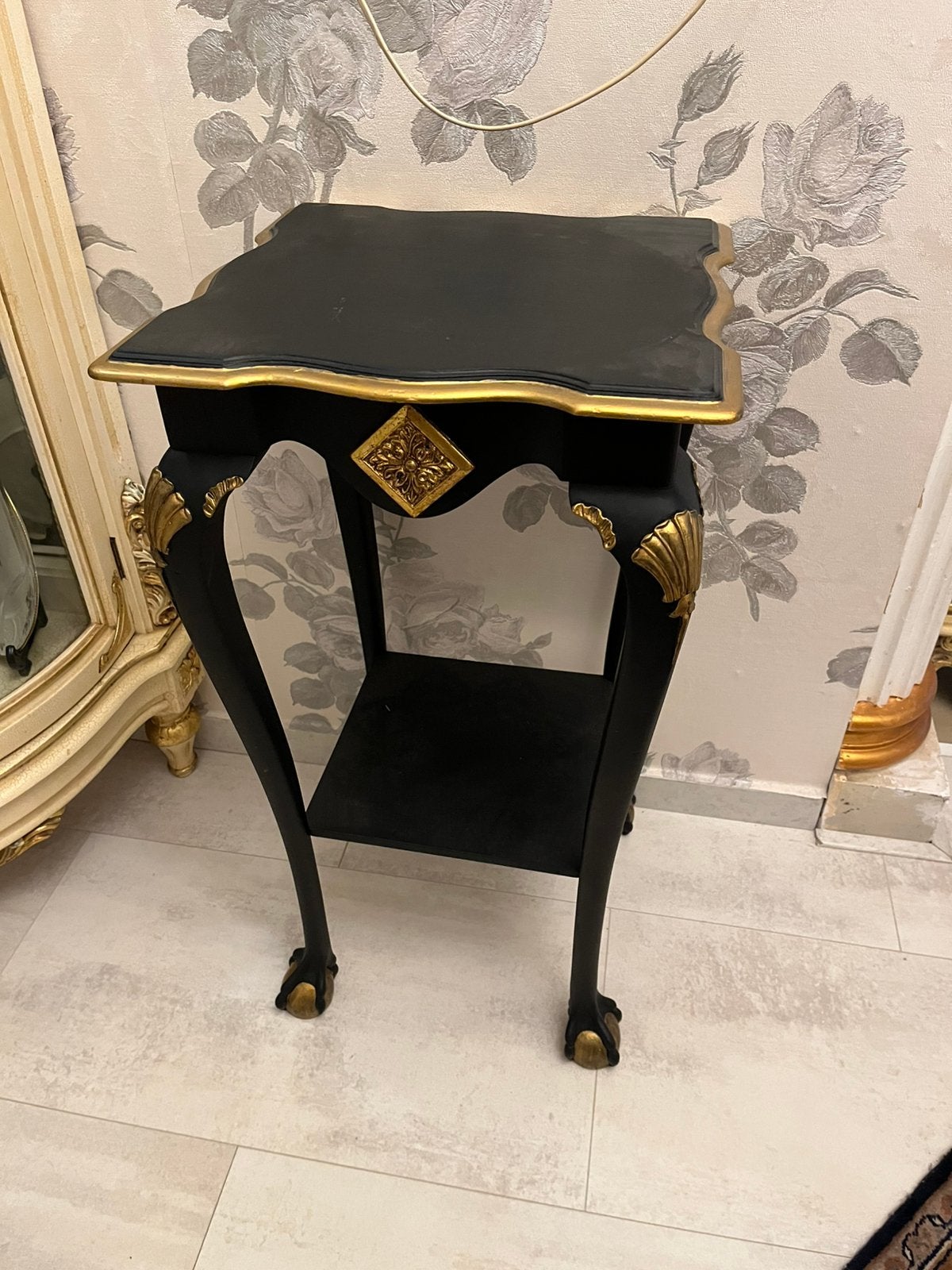 Antiek pilaar planten tafel, Ophalen