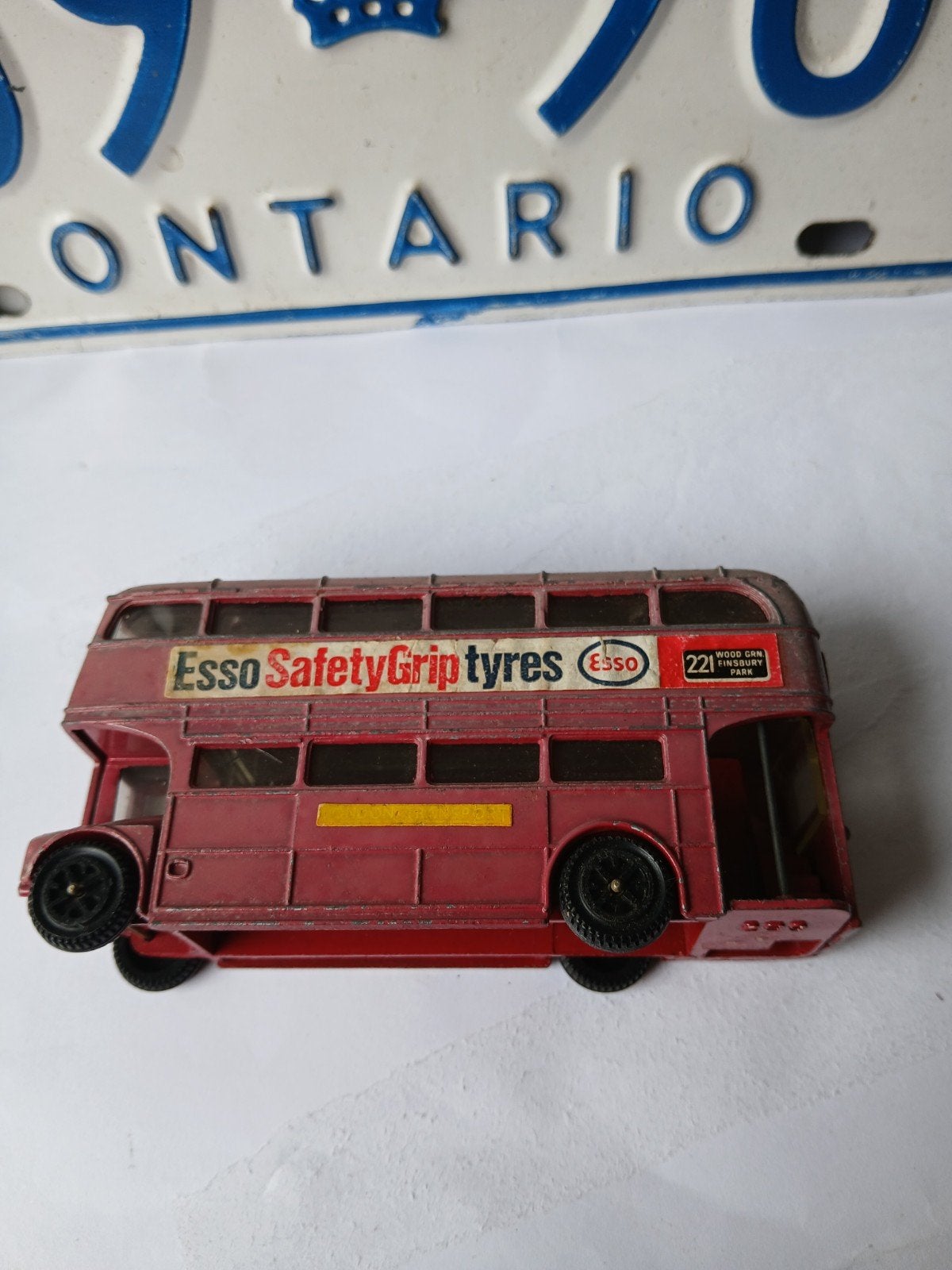 Routemaster dubbeldekker bus.  Dinky toys 289, Ophalen of Verzenden, Gebruikt, Dinky Toys
