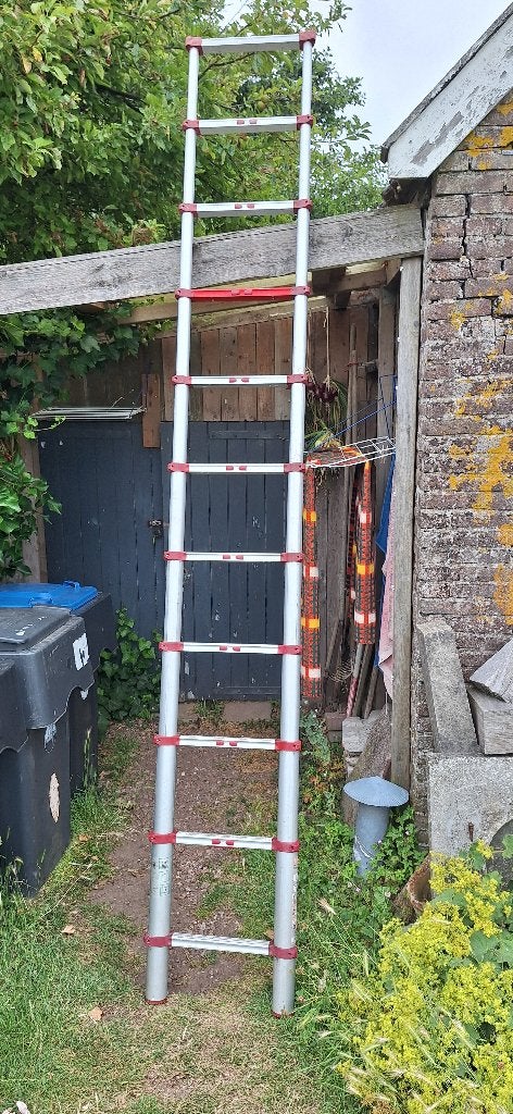 Altrex telescoop ladder, Ophalen, Gebruikt, Ladder, Opvouwbaar of Inschuifbaar
