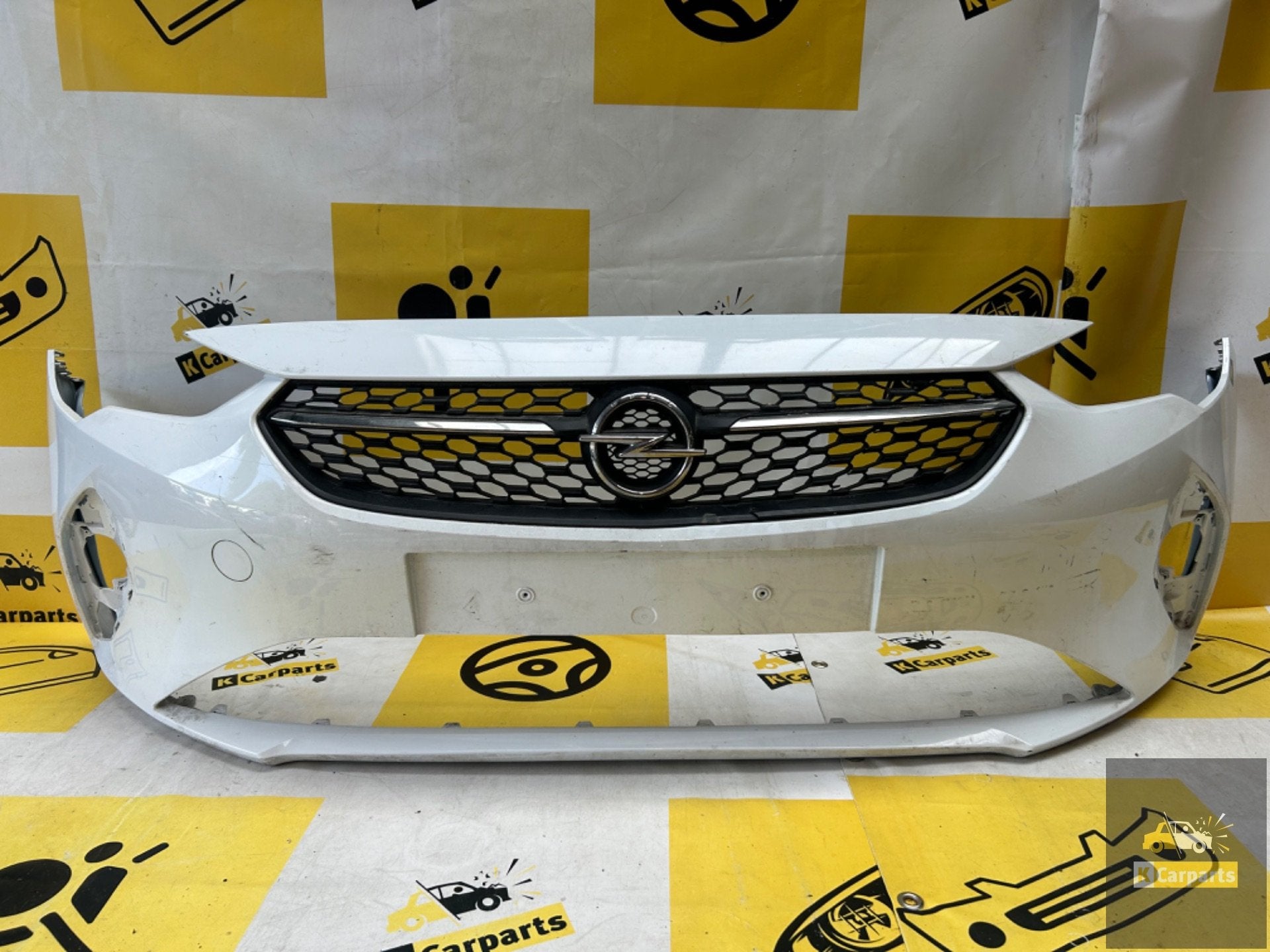 Opel Corsa F Voorbumper 2019-2023 9880280980 bumper, Gebruikt, Voor, Opel Automobile GmbH, Ophalen of Verzenden