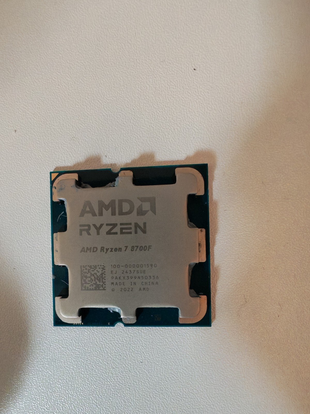 AMD Ryzen 7 8700F - AM5 - working, pulled from PC, Computers en Software, Processors, Ophalen