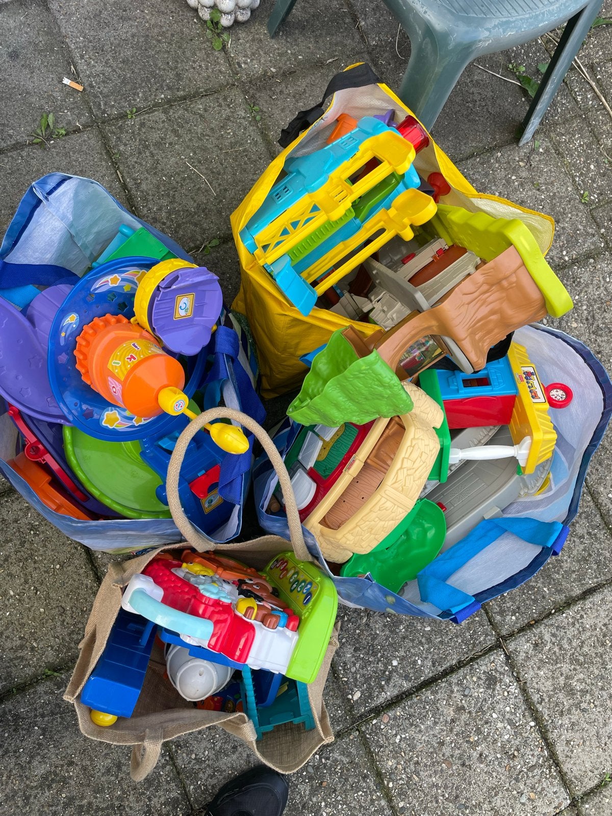 Grote partij V-Tech en Fisher-Price baby/kinderspeelgoed, Ophalen, Gebruikt, Overige typen, Met geluid