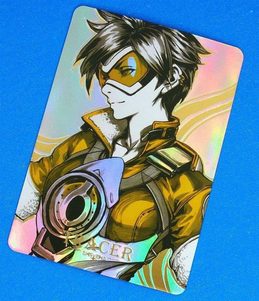 TRACER Overwatch Collectors Foil Holo Card, Verzenden, Kuifje, Nieuw, Beeldje of Figuurtje
