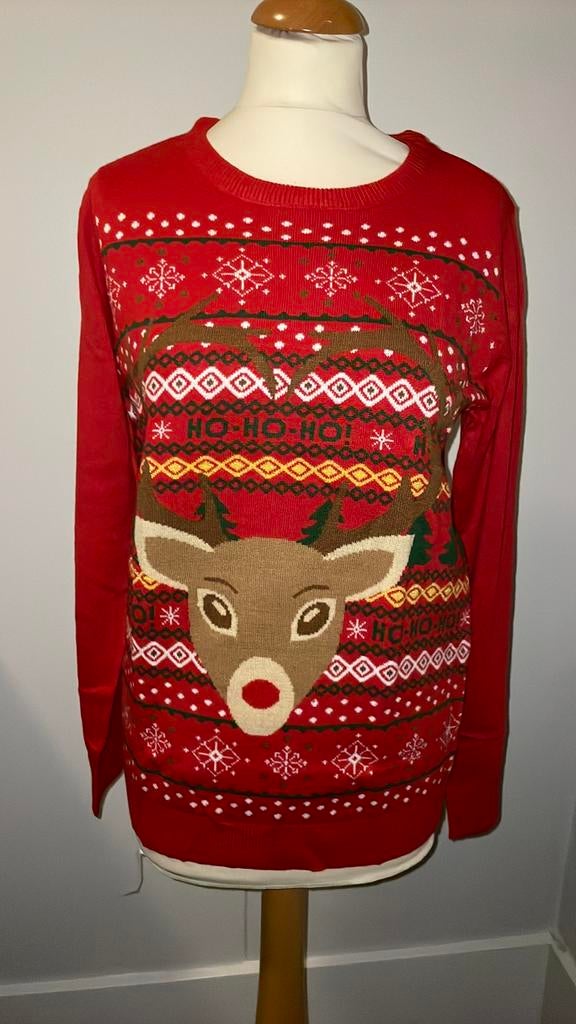 Kersttrui maat xl dames nieuw rood, Ophalen of Verzenden, Nieuw, Maat 46/48 (XL) of groter, Rood