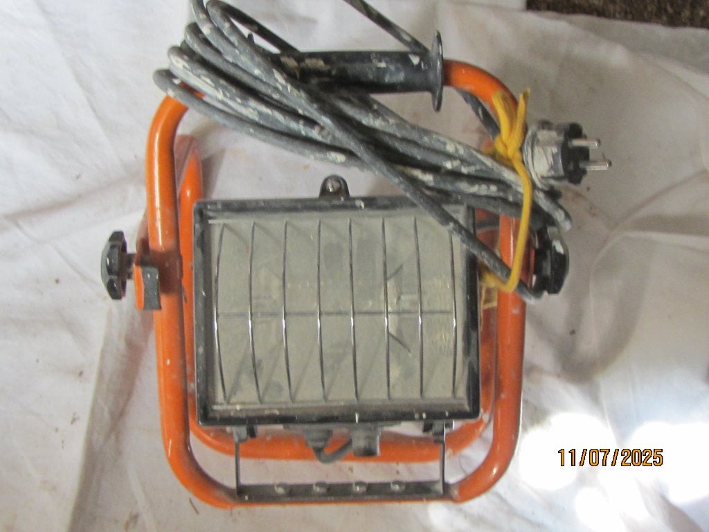 bouwlampen, Ophalen, Gebruikt, 200 tot 500 watt, Lamp met armatuur