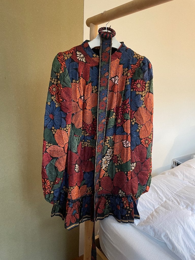 Farm Rio Jurk XL, kleurrijk, 100% Viscose,, Kleding | Dames, Jurken, Ophalen, Meerkleurig, Maat 42/44 (L), Nieuw