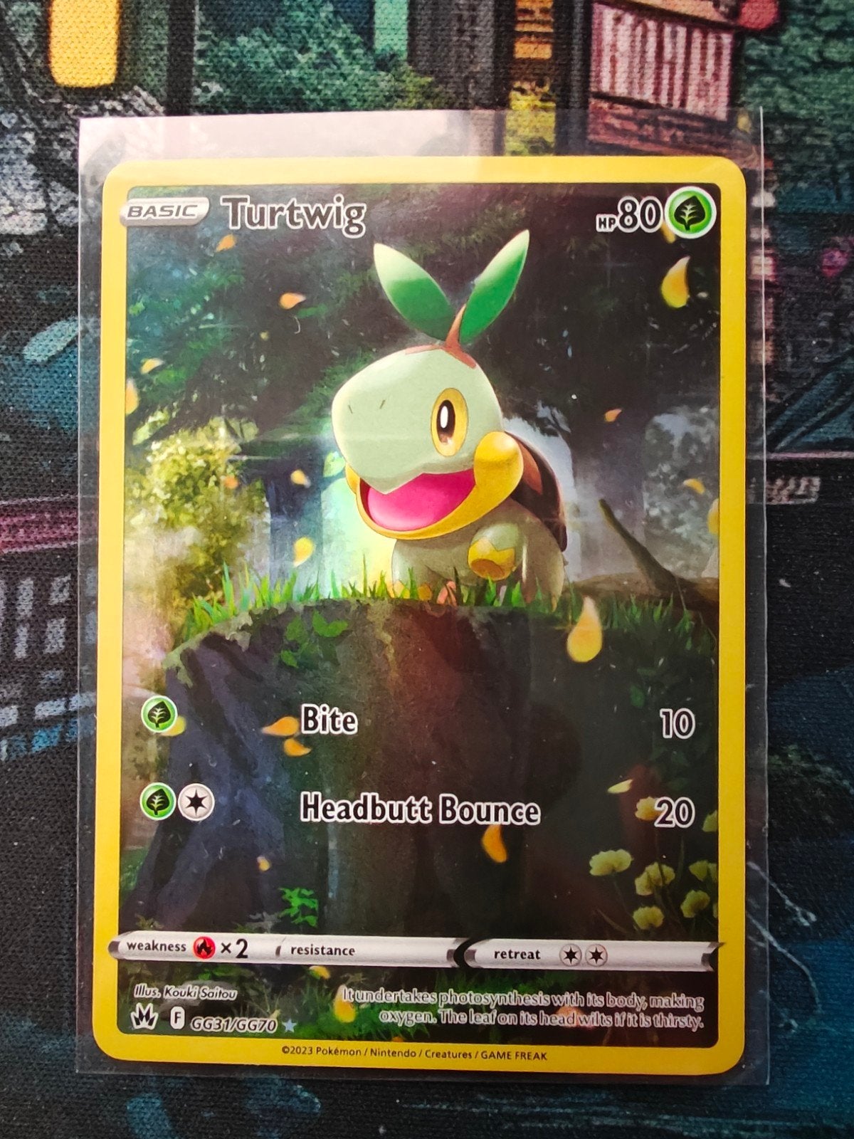 Turtwig (CRZ GG31), Verzenden, Zo goed als nieuw, Losse kaart, Foil