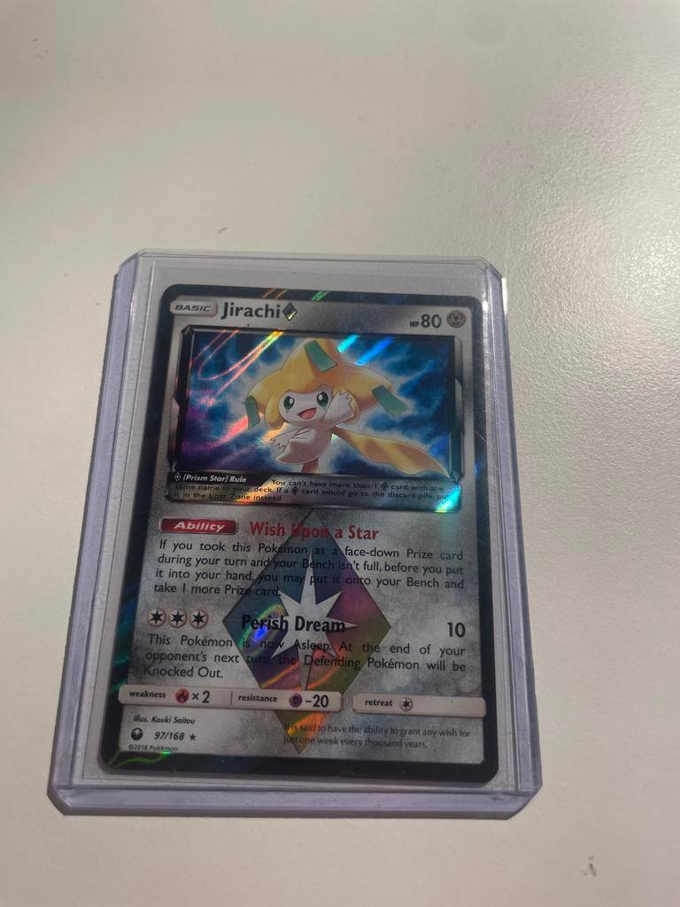 Jirachi Pokémon kaart 97/168, Ophalen of Verzenden, Nieuw, Losse kaart, Foil