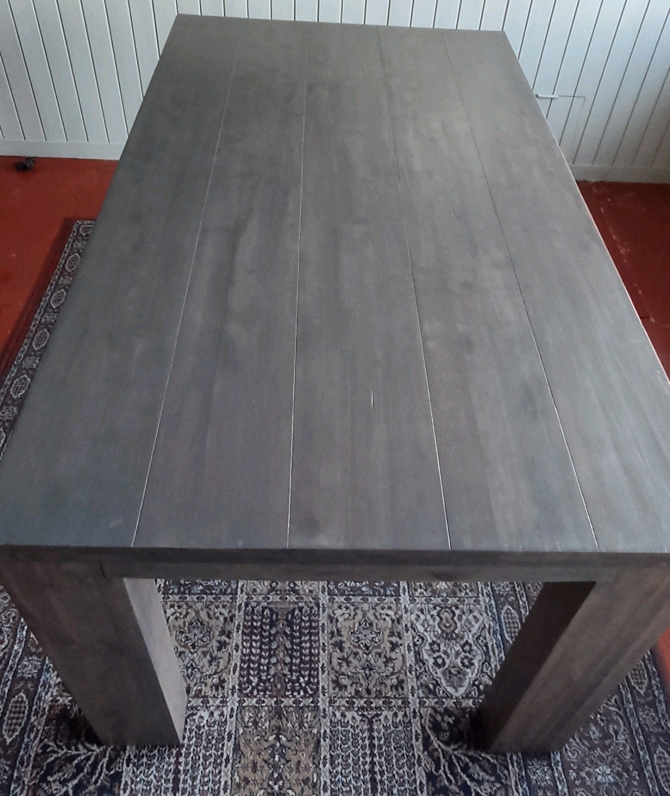 Mooie acacia houten eettafel, Ophalen, Rechthoekig, 150 tot 200 cm, 50 tot 100 cm
