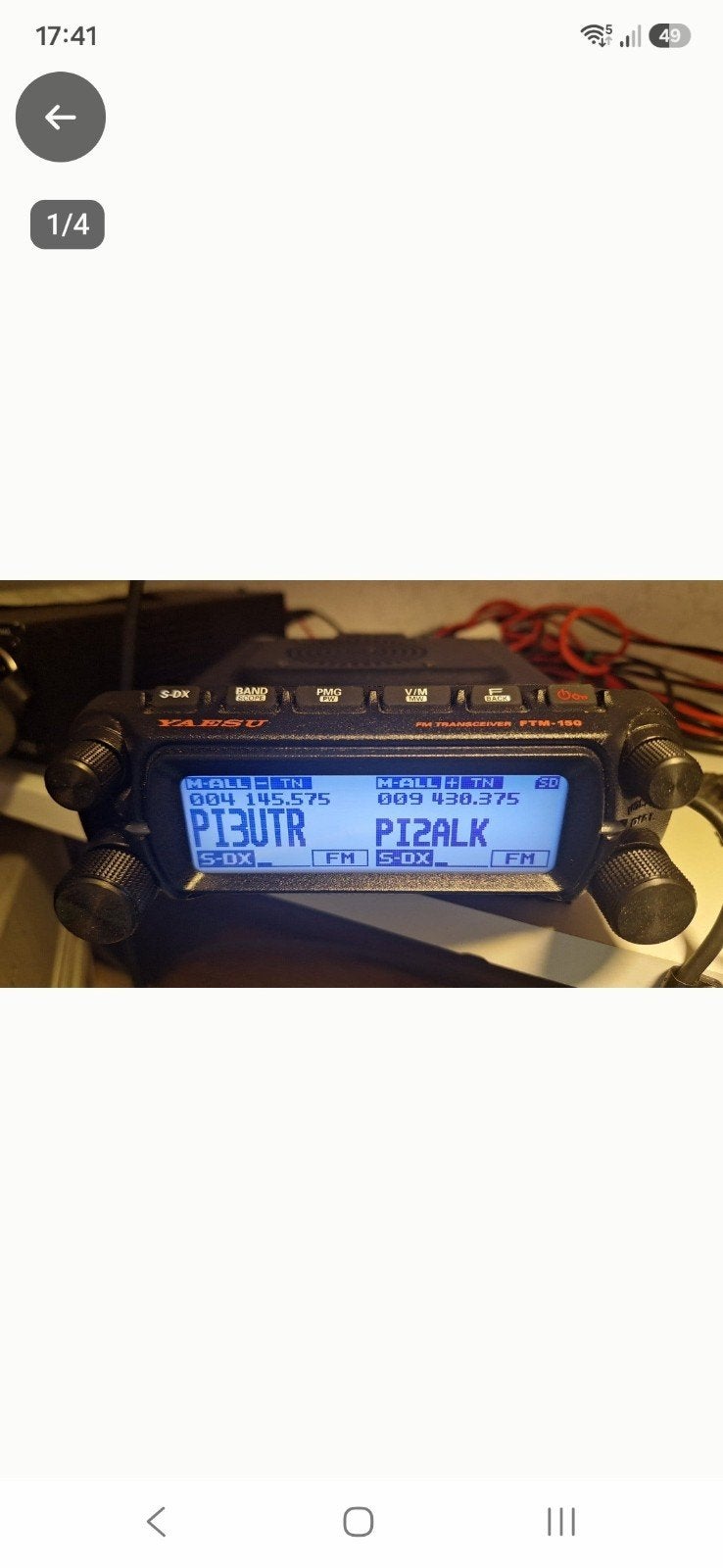 Yaesu FTM-150 FM Transceiver - Zo goed als nieuw, Telecommunicatie, Ophalen of Verzenden, Zo goed als nieuw, Zender en Ontvanger