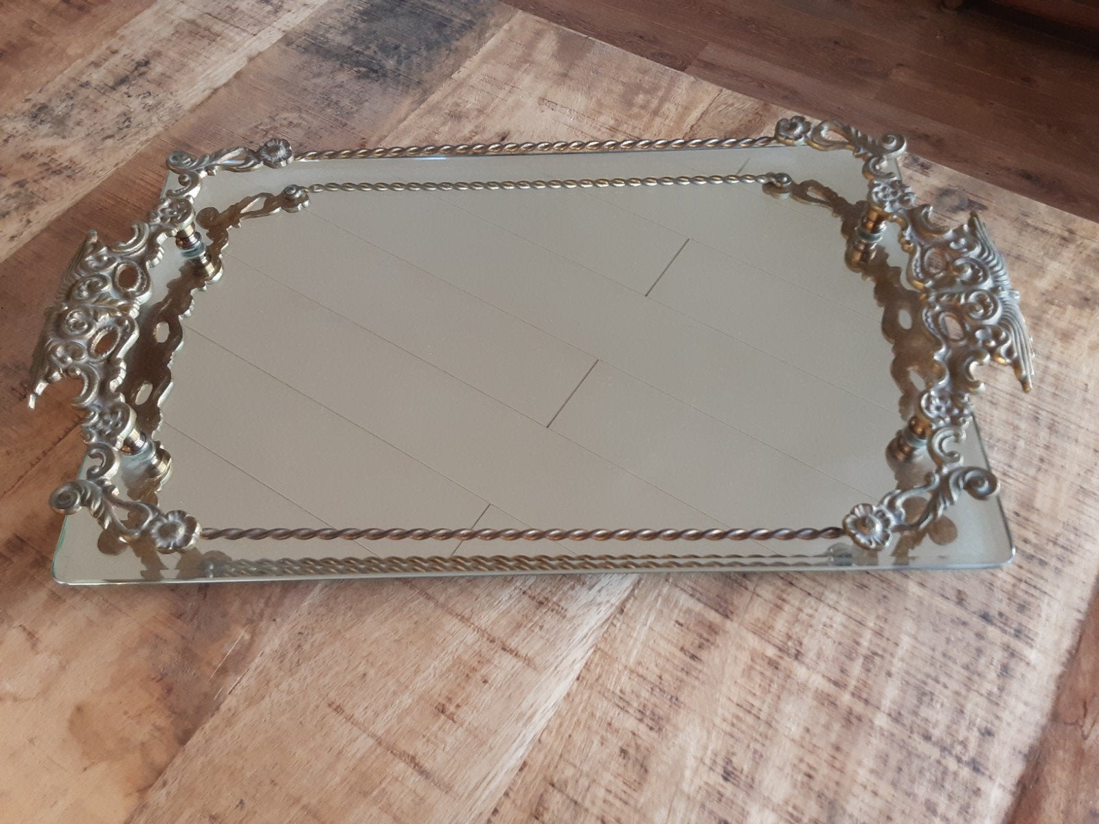 dienblad, Huis en Inrichting, Woonaccessoires | Dienbladen, Ophalen of Verzenden, Rechthoekig, Hout