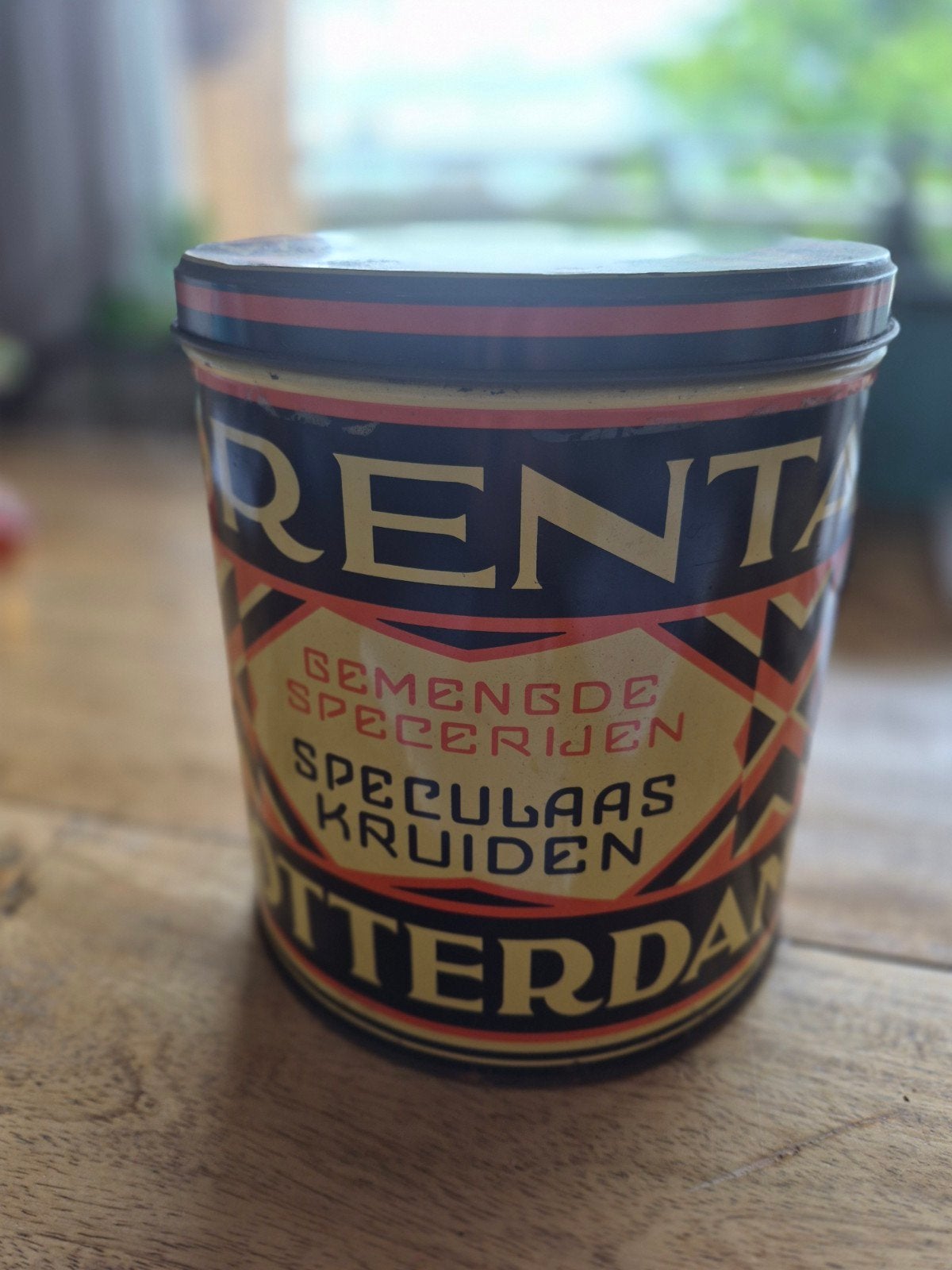 Gemengde specerijen, speculaaskruidenblik, Ophalen of Verzenden, Overige