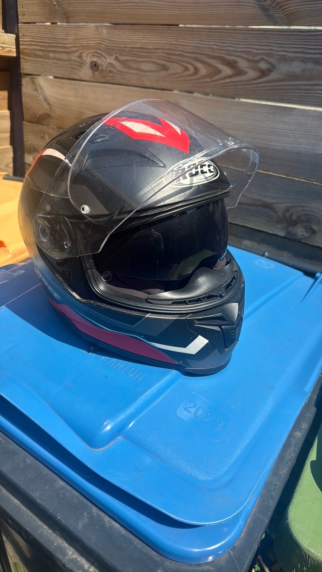 Rocc sp helm XL, Motoren, XL, Integraalhelm, Tweedehands, Ophalen