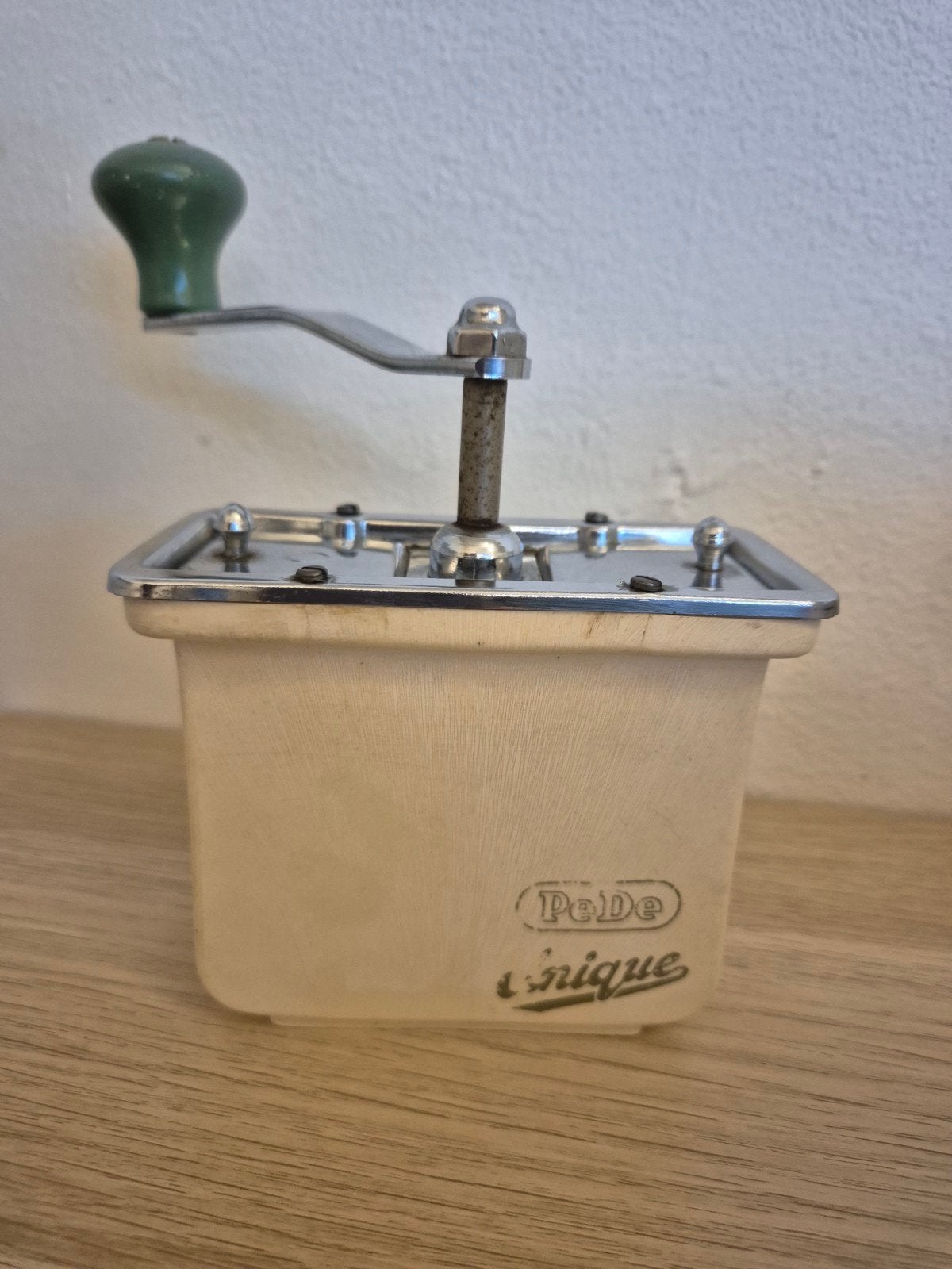 Vintage PeDe Unique Koffiemolen - Handmatig, Ophalen of Verzenden